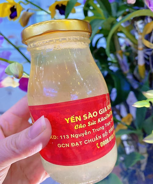 Nước yến nhà nấu