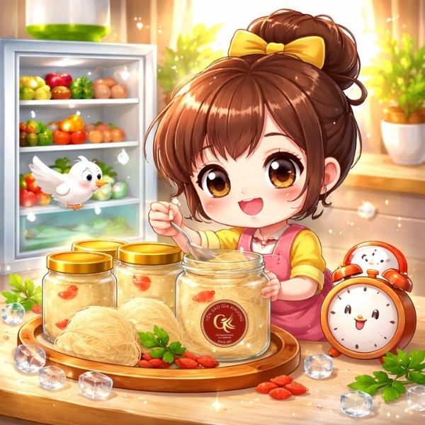 Yến chưng bảo quản được bao lâu???