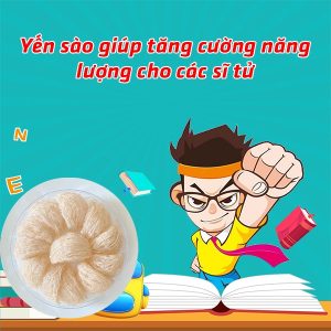 Yến sào giúp tăng cường năng lượng cho các các em học sinh