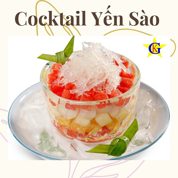 cách làm cocktail yến sào