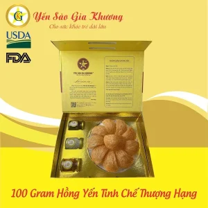 Hồng yến tinh chế thượng hạng (100% sợi dài)